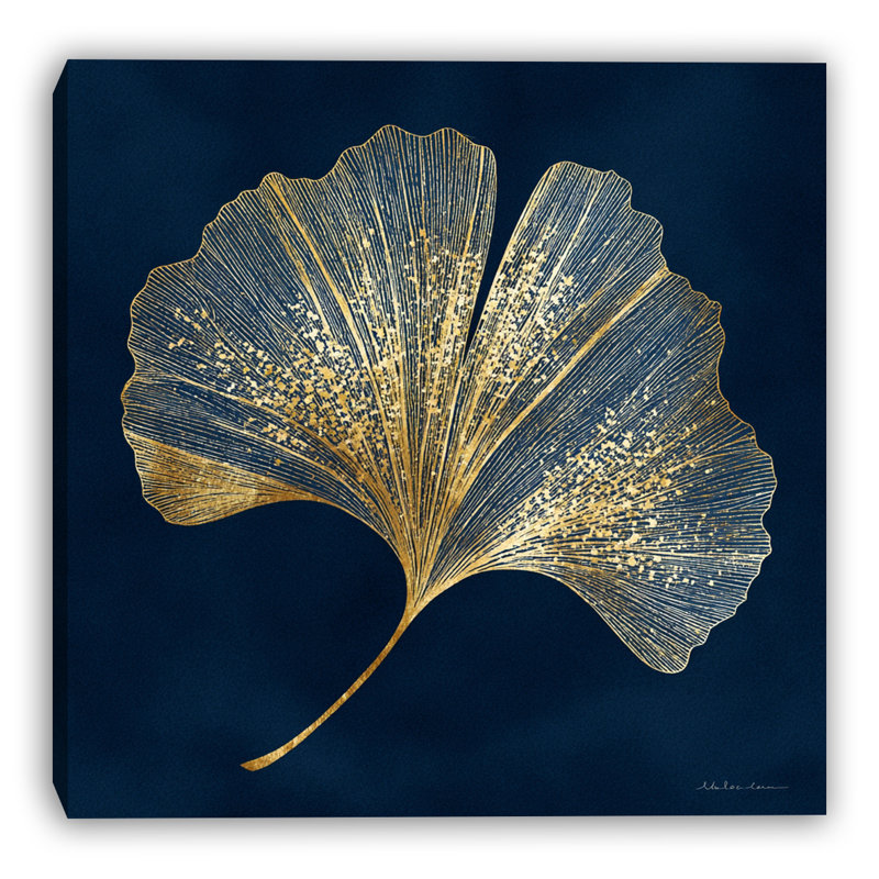 Art mural toile tendue Ginkgo Harmony, H 20 po x l 20 po x P 1,5 po