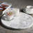 Guein 12” Round Natural Marble Tray-873599619