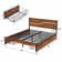 Starnisha Bed Frame with 4 Drawers, Platform Bed with Storage, No Box Spring Needed