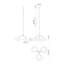 Alessia 3 Light Metal Sphere Chandelier-66310485