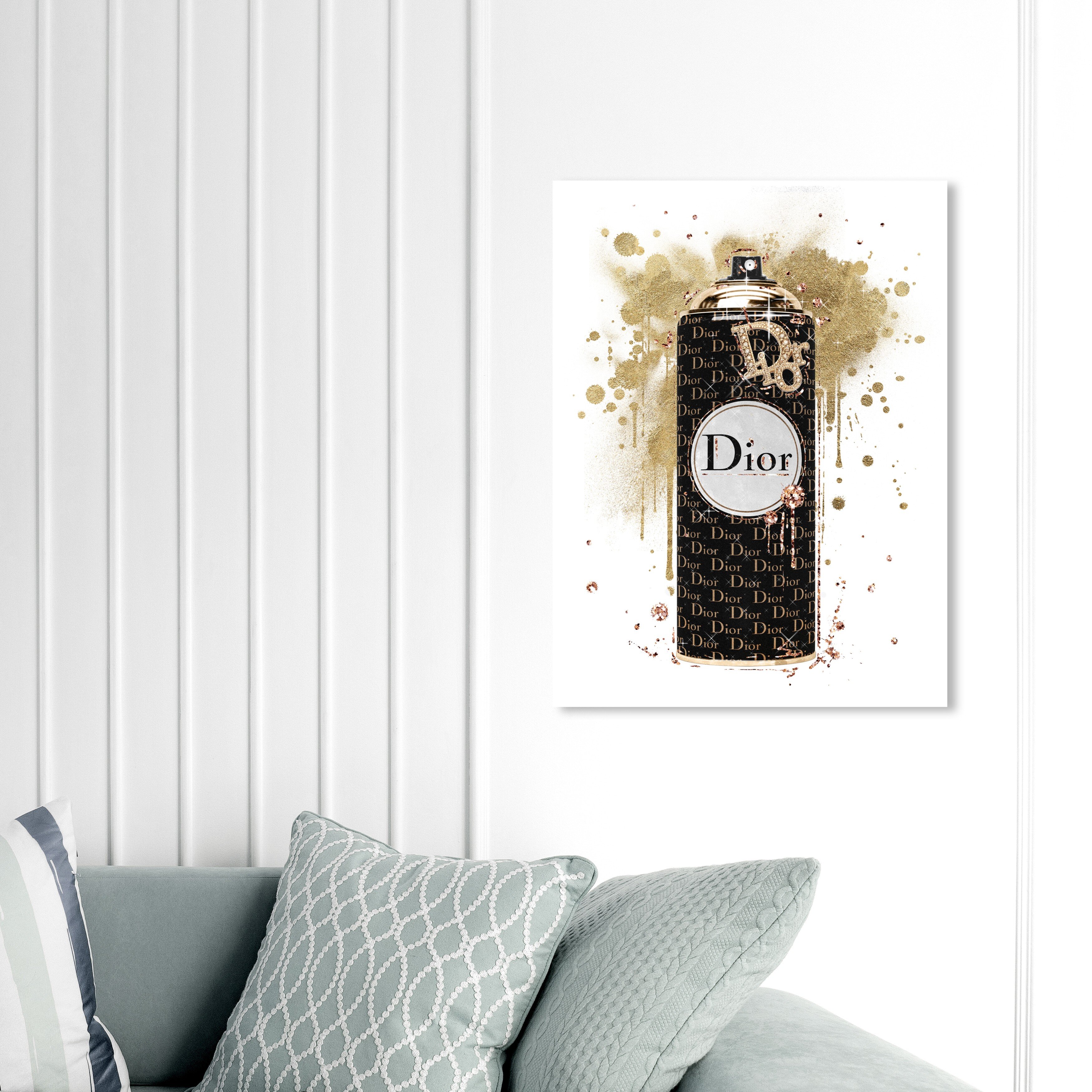 Oliver Gal Fashion And Glam Glam Spray Gold Lifestyle On Canvas