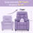 Goggans Kids Recliner with Anti-Tilt, Cup Holder-141173230