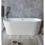 Baignoire moderne simple en acrylique blanc
