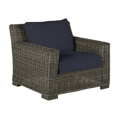 Rustic Woven Lounge Chair
