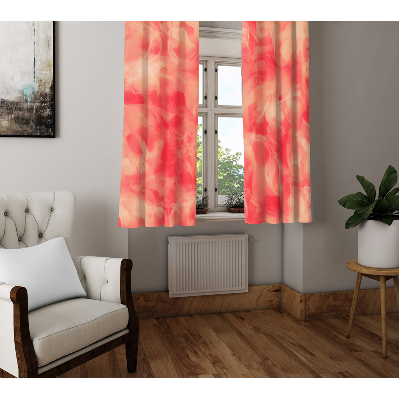 Defuria Semi Sheer Curtain Pair, 20" W x 52" L