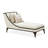 Paris Chic Armless Chaise - Cremini/Espresso
