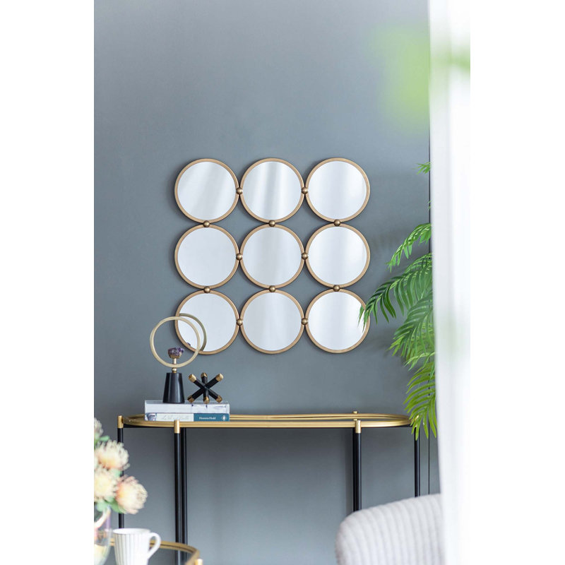 Miroir décoratif contemporain 27,2 po