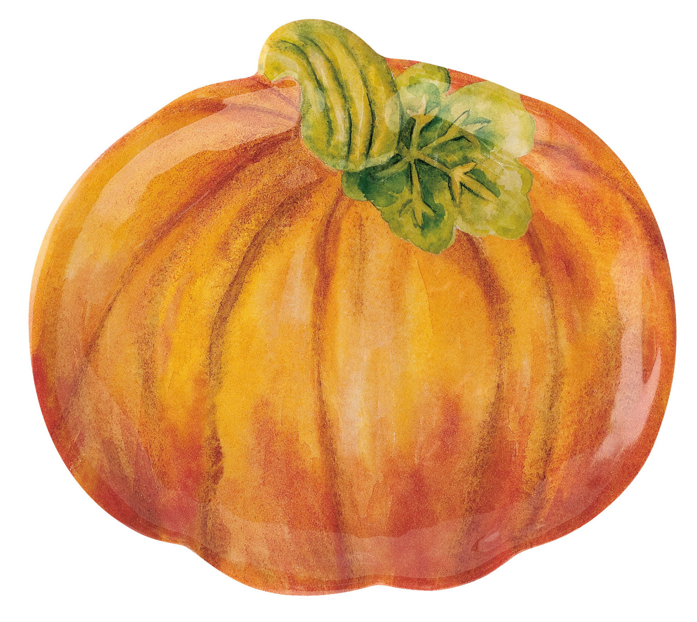 August Grove® Tumlin Pumpkin 7" Melamine Appetizer Plate & Reviews | Wayfair