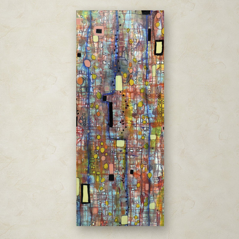 «Nervures», reproduction d'art sur toile tendue, H 24 po x l 10 po x P 2 po