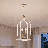 Electra 8-Light Lantern Birdcage Chandelier in Black-44598479-5700598-5700599