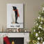 «Merry And Bright Penguin», toile tendue avec châssis - Prêt à accrocher-491281461