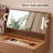 Makeup Vanity with Light mirror,4 drawers,1 chair