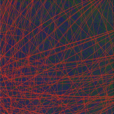 Laine tissée à la machine abstraite et polyester rouge/noir Tapis décoratif