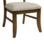 Ensemble de salle à manger 5 pièces à hauteur standard en cerisier avec quatre chaises Silcox-761800076