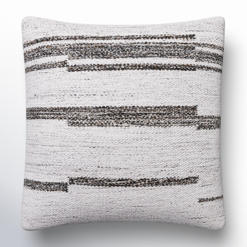 Weaver Throw Pillow, 18" x 18", Down
