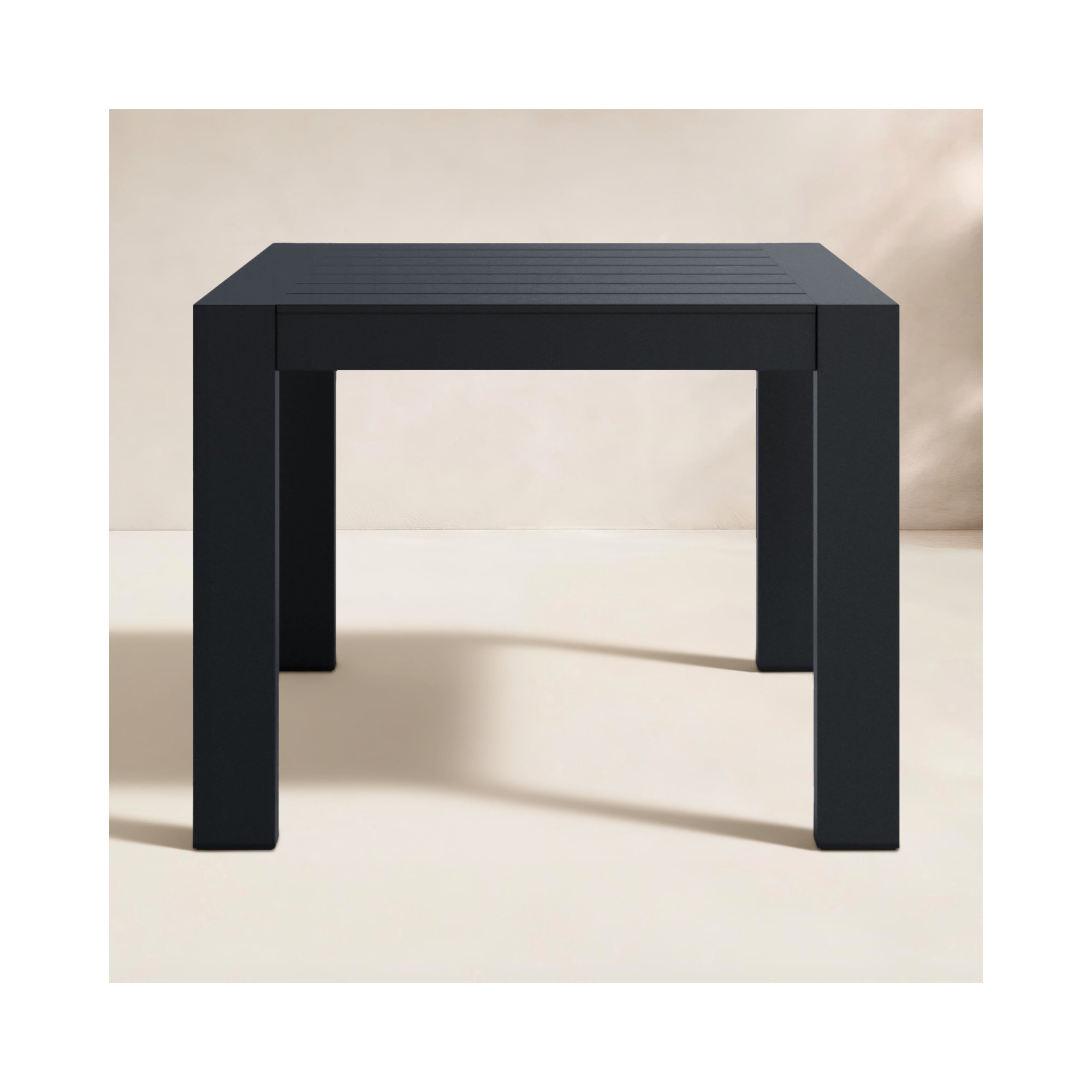 Jayton 22'' Aluminum Outdoor Side Table, Black