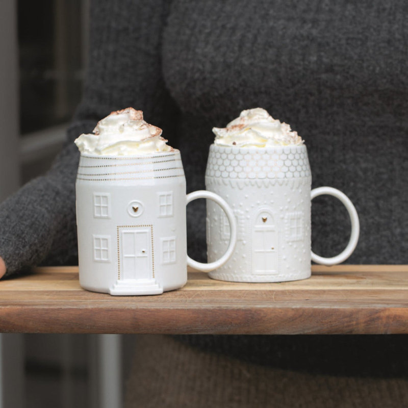 Tasse de maison de pain d'épice Village House - 12 oz