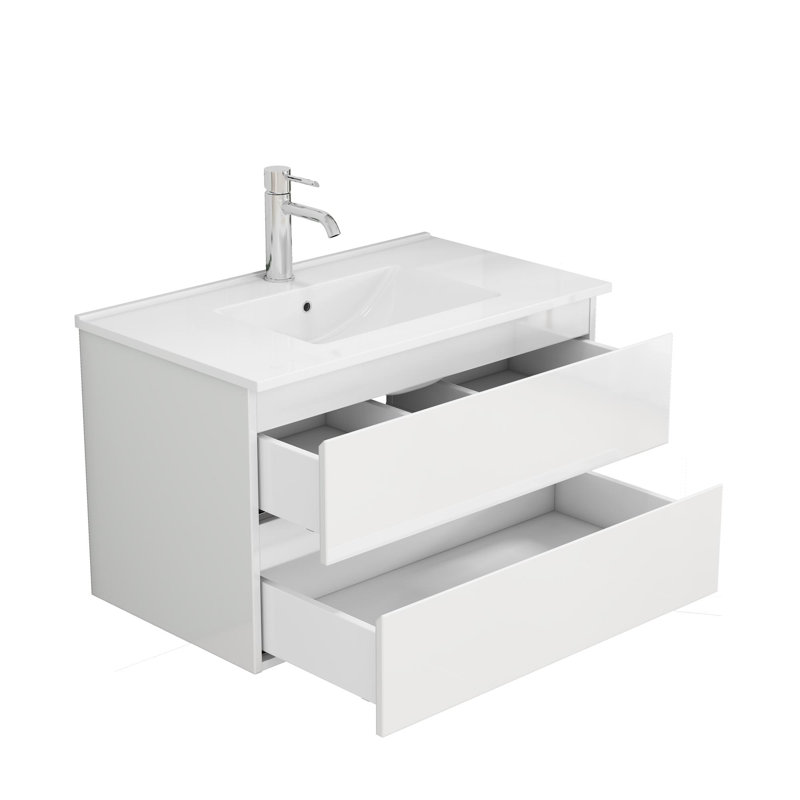 Meuble-lavabo de salle de bain avec lavabo, 32"