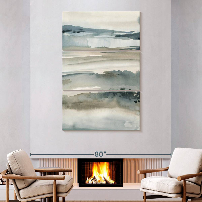 Avery Foggy Horizon I, 74" H x 48" W