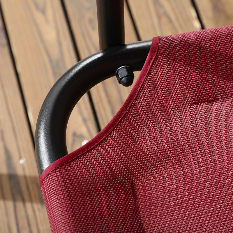 Banc 3 balançoires avec auvent ajustable - pour le jardin extérieur, le patio, le filet