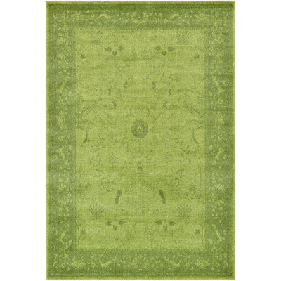 Tapis oriental vert Amika