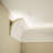 EnduraGlow Christian Crown Moulding, Backlit LED Compatible, 5 1/2"H x 4 3/8"P x 96"L, Primed Urethane