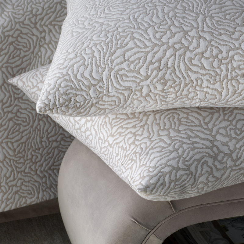 Cora Coverlet, Full/Queen Coverlet, Natural/White