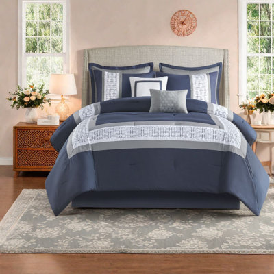 Pièces de literie en polyester très grand, brodé maison de chambre à coucher moderne