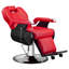 Fauteuil inclinable massant en simili-cuir-1153156746