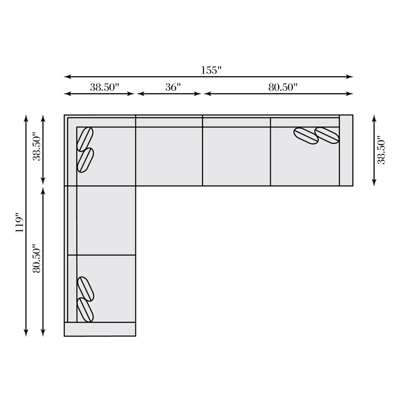 Canapé modulaire Nest, Crème chenille 1345-002