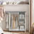 40.5"H White Ironing Cart With Ironing Board Clothes Rods Iron Rack Wheels And Adjustable Shelf