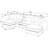 Andreco Corduroy U-Shaped Sectional Reversible-291824918