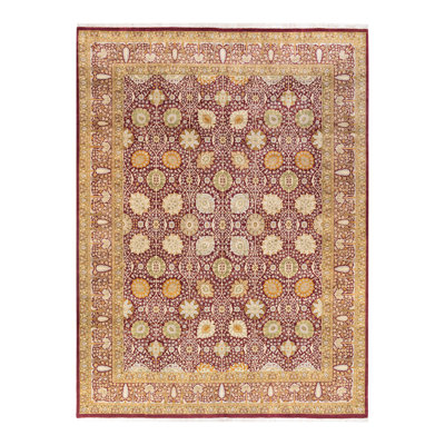 Hayner One-of-a-Kind 9' X 12'1" 2000s Wool Area Rug in Purple