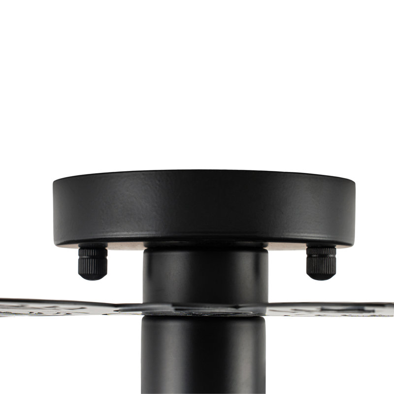Plafonnier semi-encastré 1 lumière, Matte Black