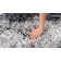 Shag Adrian Grey/Black Rug