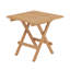 Table d'appoint pliante en teck 20 pouces, table de pique-nique imperméable