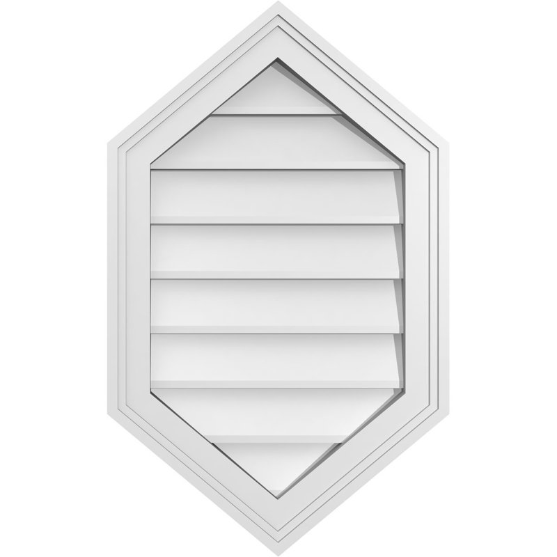 Piquage vertical en uréthane non-fonctionnel, H 20 po x l 14 po x P 1,5 po, 10/12