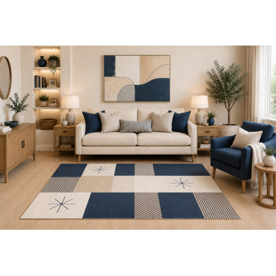 Tapis à motif de larmes modernes en terre cuite et motif olive antidérapant pour salle à manger antidérapante de 5 pi x 7 pi «Ultra Léger» en silicone