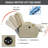 Beige PU Infinite Position Power Lift Recliner Chair For Elderly, Heavy Duty With 8-Point Vibration Massage, Lumbar Heating, USB Port, And Cup Holders-1954344117