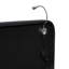 Grand lit plateforme tapissier avec 2 lampes de lecture-199005028