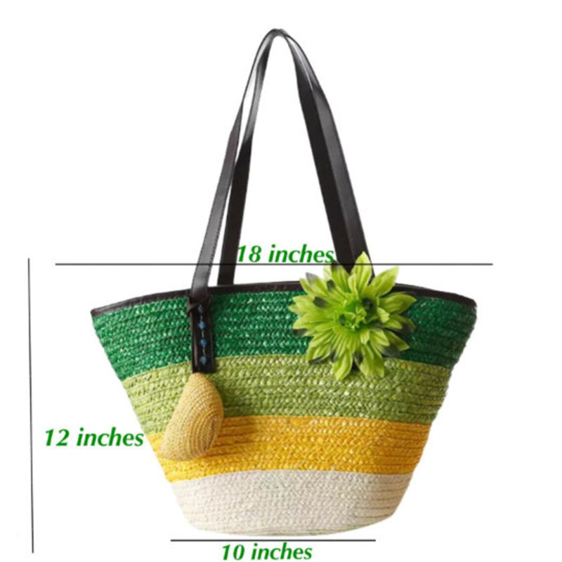 Sac de rangement en rotin