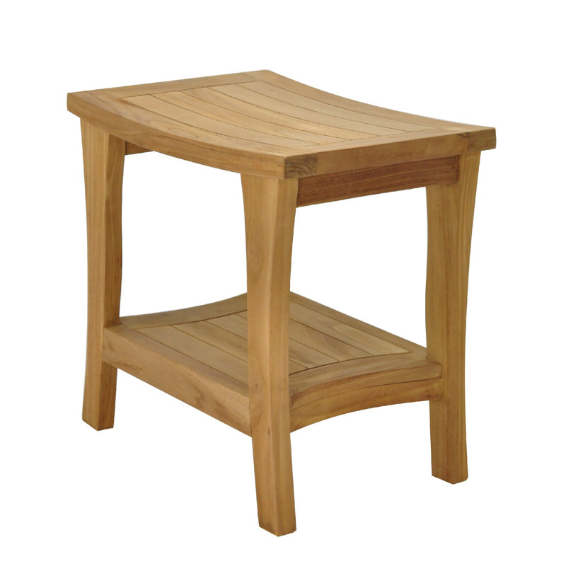 Whitmore 18'' W Teak Shower Bench