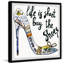 Life Is Short Buy the Shoes - Reproduction de cadre photo-876604665
