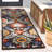 Soojin Wool Cotton Performance Floral Rug in Brown/Orange-1276221548