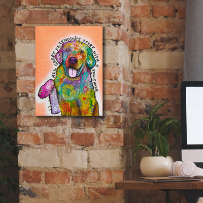 «Shake» par Dean Russo, art mural sur toile