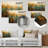 Green Beige Wild Forest Essence II - Tachisme Metal Wall Art MT136198-1692405267