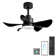 28' Ceiling Fans With Lights And Remote/App Control, Low Profile Ceiling Fans With 5 Reversible Blades 3 Colours Dimmable 6 Speeds Ceiling Fan For Bedroom Kitchen