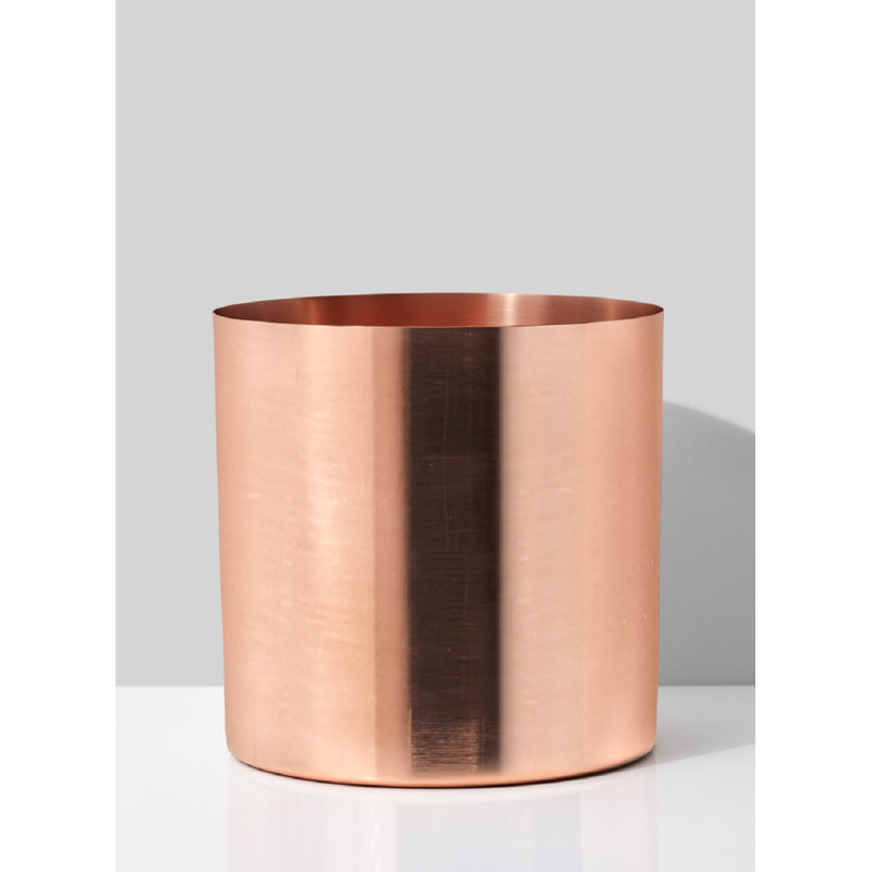 Pettus Copper / Copper Plated Table Vase, 7" H x 7" W x 7" D