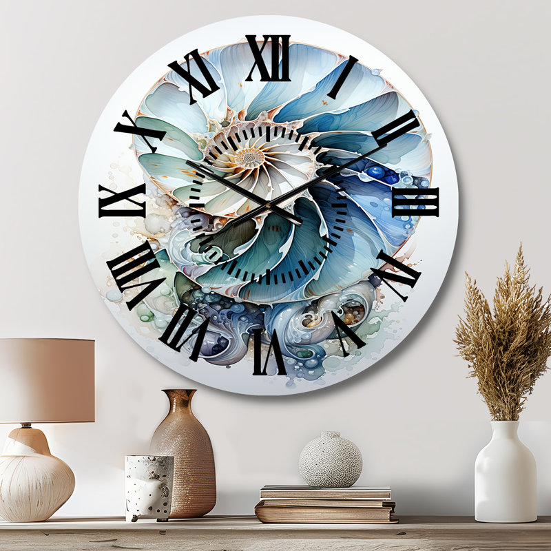Horloge murale Nautilus, Médium