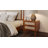 Oliver Solid Wood 2-Drawer Nightstand with Rattan for Living Room & Bedroom-1089858575